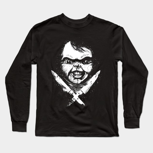 Killer Doll Long Sleeve T-Shirt by Moncheng